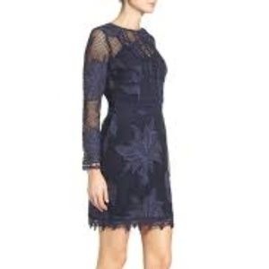 adelyn rae floral lace sheath mini dress